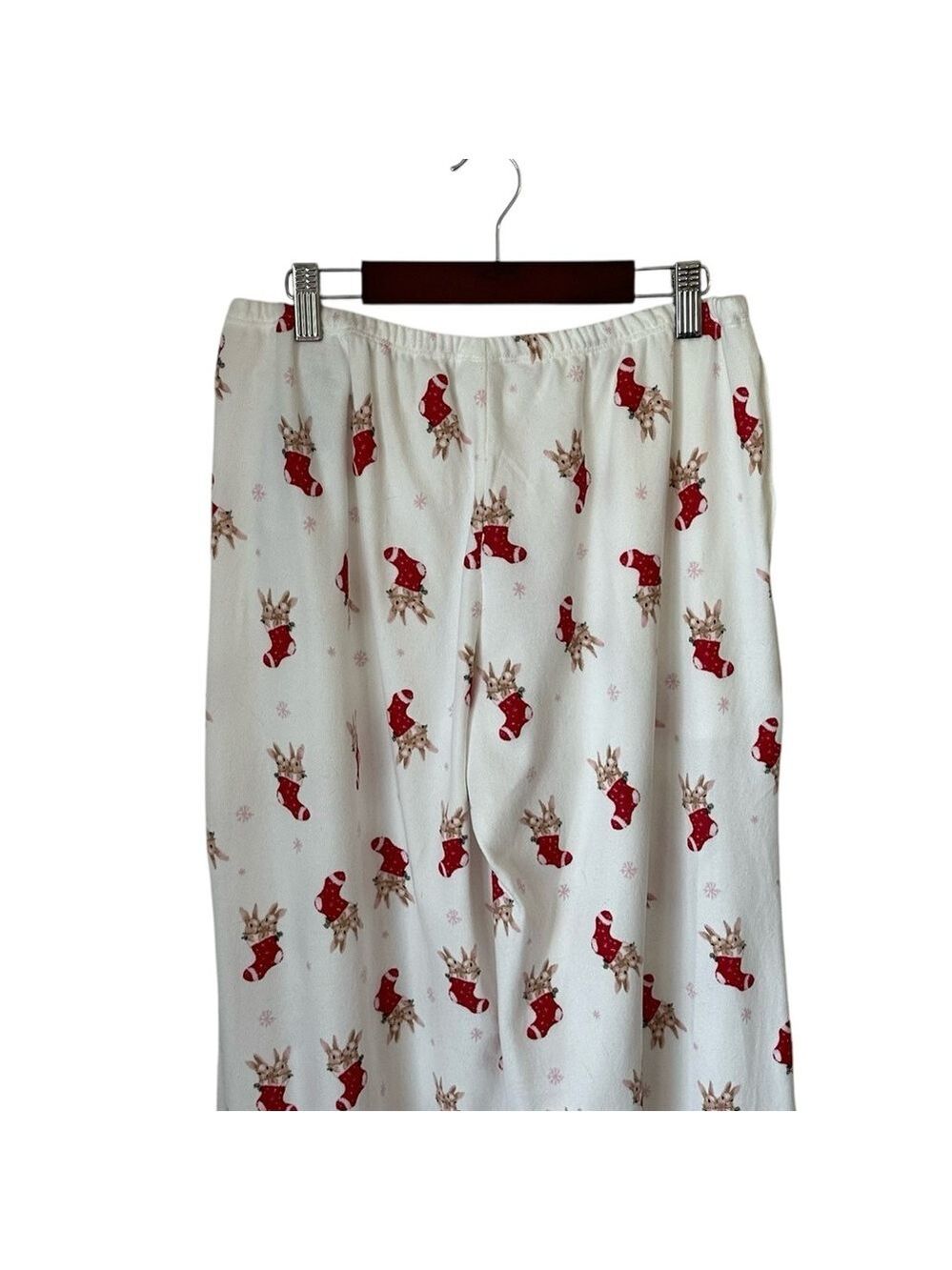 Hollister Super Soft Lightweight Juniors Christmas Bunny Pajama Pants Medium - Picture 4 of 9